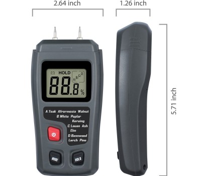 Digital LCD Wood Moisture Meter