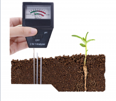 Flower garden soil fertility tester fertility