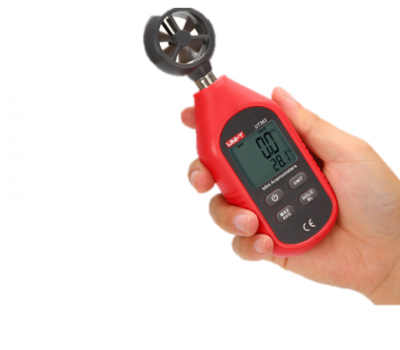 Unid UT363 mini anemometer handheld wind speed measuring instrument